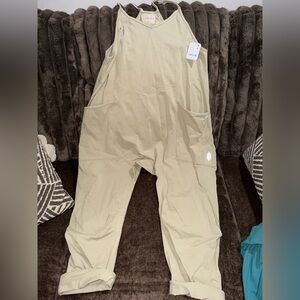 Free people hot shot onesie (sage stone color)